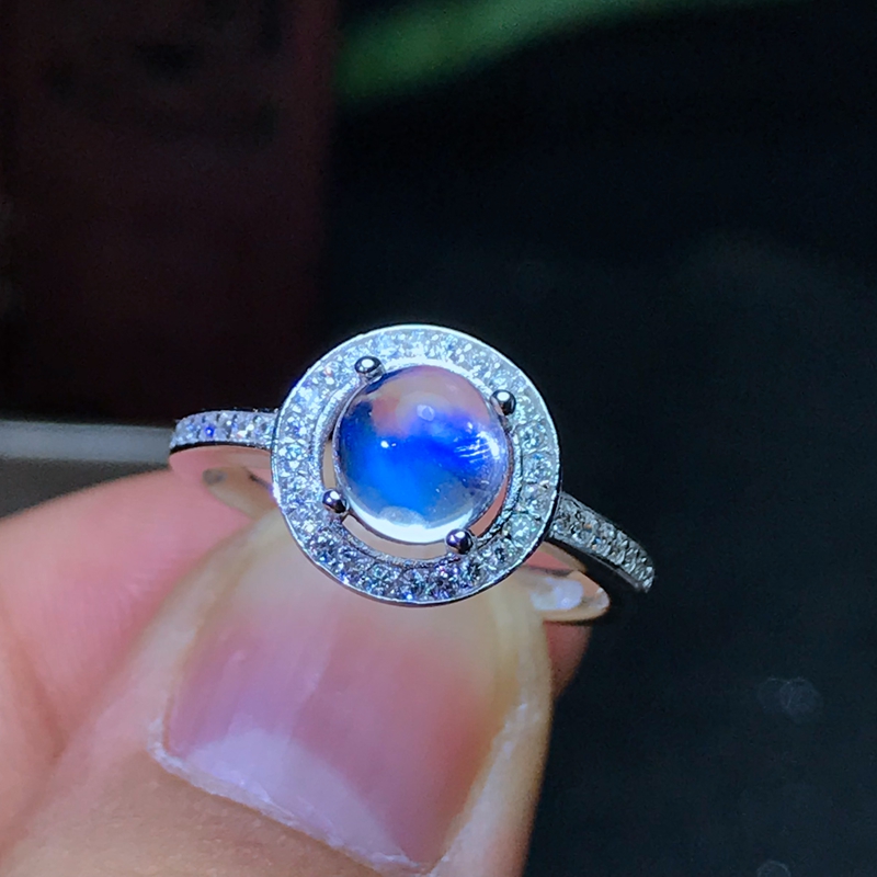 Blue Moonstone Gem