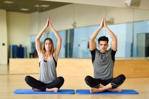 Relaxing Yoga Pose