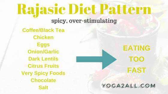 Rajasic Yoga Diet